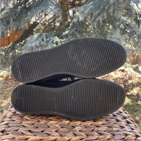 Olive Brown Bronze Studded Suede Platform Lace Up Street Ankle Boot - Picture 10 of 11